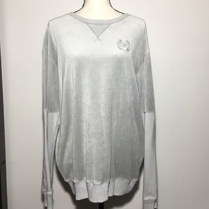 Pink Velour Sweatshirt